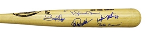 2007-8 New York Yankees Partial Team Signed Jason Giambi Model Bat (12 sigs incl Rivera, Cano and Torre)